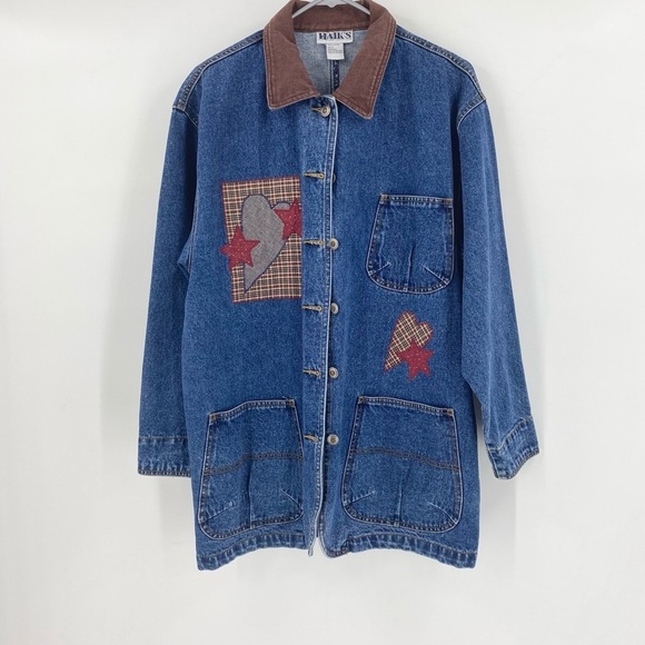 Vintage Haik’s Patched Jacket Size L - Picture 11 of 12